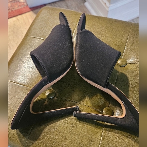 EGO Brianna pointed toe lycra Heeled mule In Black. Size 7.5 - Picture 8 of 12